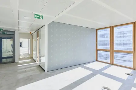 RigiMove in der neuen Düsseldorfer Zentrale von Saint-Gobain