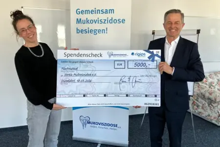 RIGIPS spendet an Mukoviszidose e.V. 