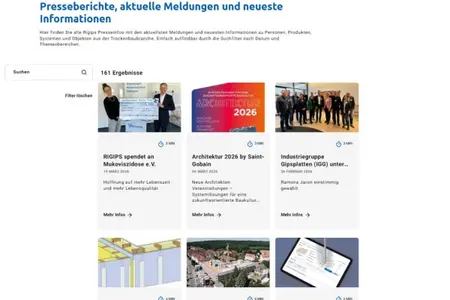 Rigips News und Presseinfos