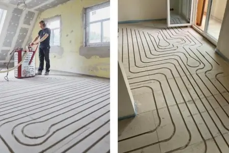 Rigidur & Fußbodenheizung