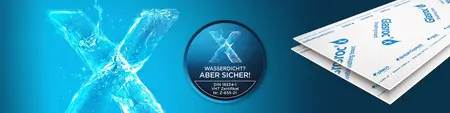 „Wasserdichte“ Lösungen mit Rigips Glasroc X