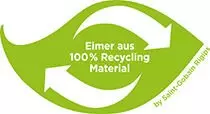 Spachtelmasse Nachhaltigkeitsklasse Recycling Logo