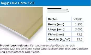 Rigips Die Harte