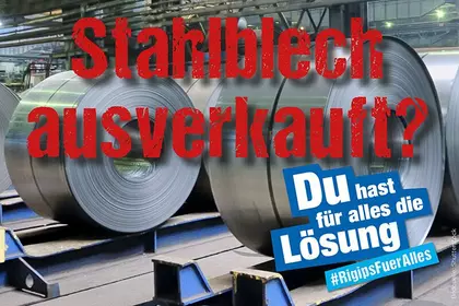 Stahlblech ausverkauft? Stahlblech ausverkauft?