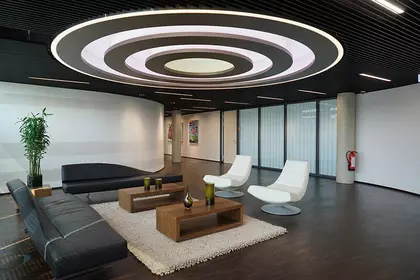 Moderner Trockenbau Brainlab AG Lobby Brainlab AG Empfang