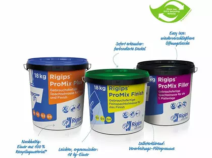 Spachtelmasse Fertigspachtelprodukte