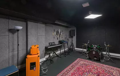 Wo stille geboten ist Tonstudio Einblick in ein Tonstudio