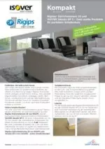 Rigidur® Estrichelement 20 und ISOVER Akustic EP 3