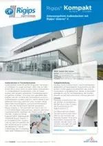 Zulassungsfreie Außendecken mit Rigips® Glasroc® X in Trockenbauweise