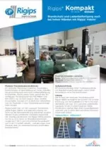 Brandschutz und Lastenbefestigung auch bei hohen Wänden mit Rigips® Habito®