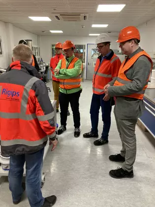 Rigips Besuch in Bodenwerder