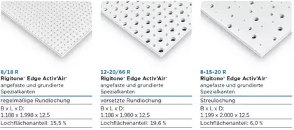 Rigitone Edge Plattensortiment Teil 1 Rigitone Edge Plattensortiment Teil 1