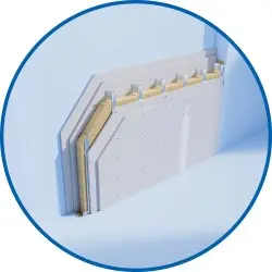 Wand Glasroc F BW12GR