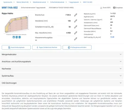 ISOVER RIGIPS CO2-Rechner-2