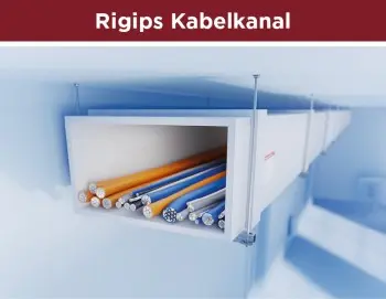 Rigips Glasroc F Kabelkanal