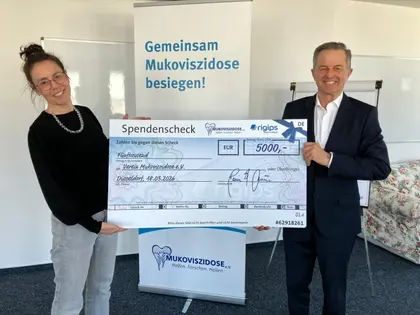 RIGIPS spendet an Mukoviszidose e.V. 