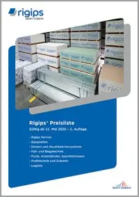 Rigips Preisliste 11. Mai 2026