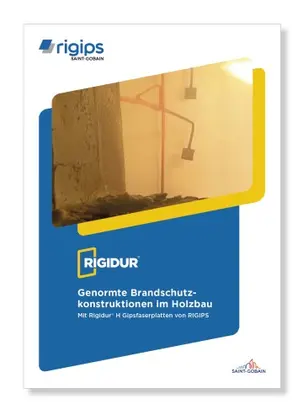 Genormte Brandschutzkonstruktionen im Holzbau Rigidur