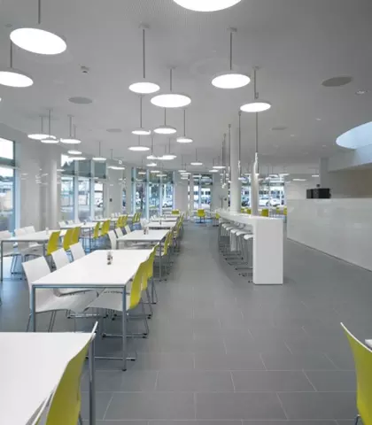 Betriebskantine mit Konferenzräumen, Siegsdorf