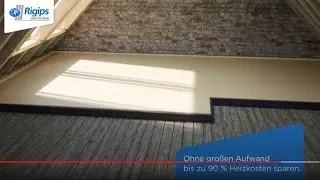 Effiziente Dämmung der obersten Geschossdecke mit dem Rigidur® Dachbodenelement 032 TF von RIGIPS thumbnail