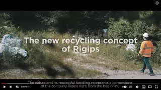 Gypsum Recycling by RIGIPS – More Sustainability with RiCycling thumbnail