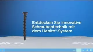 Rigips Habito Schnellbauschraube - Die revolutionäre Schraube für die massive Trockenbauplatte thumbnail